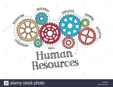 Gears And Human Resources Mechanism Stock Vector Art & Illustration, Vector Image: 104965574 - Alamy The Art Of Negotiation, Game Based Learning, Knowledge Management, Writing A Business Plan, Administrative Assistant, Operations Management, Human Resources, Business Planning, Problem Solving