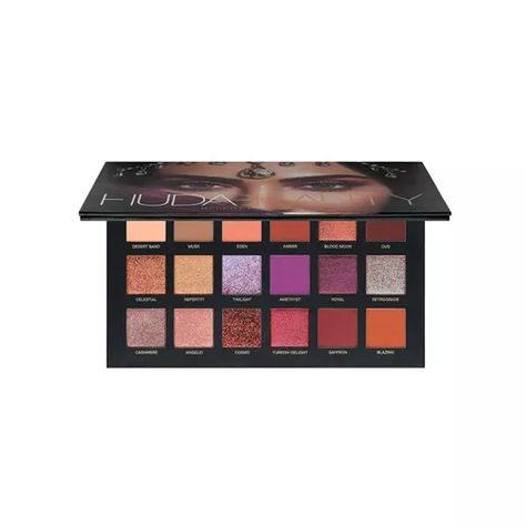 Desert Dusk Palette, Huda Beauty Rose Gold Palette, Huda Beauty Rose Gold, Huda Beauty Desert Dusk, Beautiful Eyeshadow, Gold Palette, Lip Contouring, Blue Eyeshadow, Loose Powder