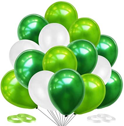 Green And White Party, White Balloons Party, Balloons For Wedding, Brother Tattoos, Communion Decorations, Girls Birthday Party Decorations, Silver Balloon, Purple Balloons, Frame Logo