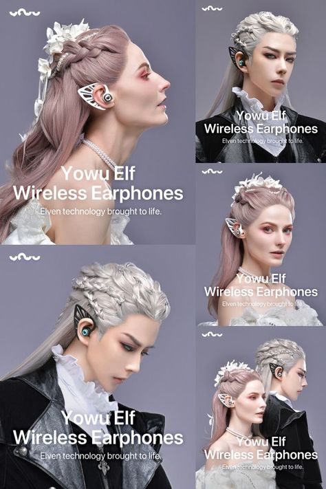 Elven technology brought to life 🌈 FEATURES: 🎧 True Wireless Stereo with Elven Design 🤍 Three Colour Options: White Black Pink 🌈 Mystical RGB Effects with App Control 🎮 Bluetooth 5.0 Chipset ✨Dual Microphone Noise Reduction 💃🏻 IPX4 Water Resistant Yowu Elf Wireless Earphones r both available on my website and Amazon US Store at US$109💫 Girls! Let’s join the elf party TOGETHER🥰 Elven Design, Elf Party, Fantasy Jewelry, Wireless Earphones, App Control, Noise Reduction, The Elf, My Website, Elf