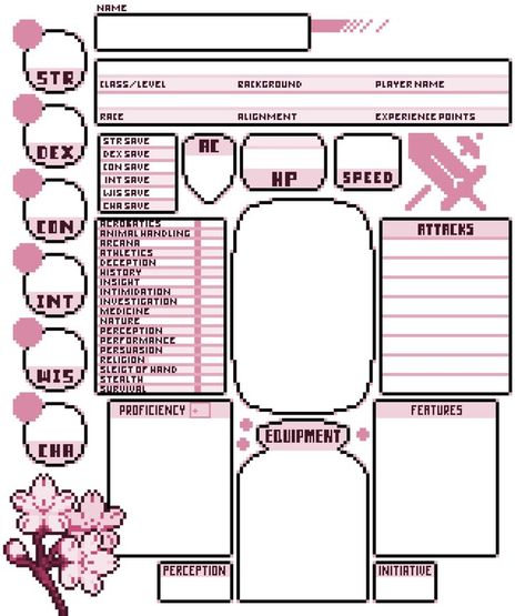 Video Game Character Stats Template, Character Stats Template, Oc Card Template, Dnd Character Sheet Custom, Oc Character Sheet Template, Dnd Character Sheet Template, Dnd Drawings, Dnd Sheet, Oc Card