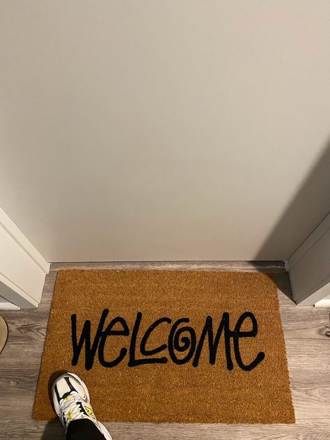 Stussy Welcome Mat, Stussy Home Decor, Stussy Decor, Future Apartment, College Apartment, First Apartment, Welcome Mats, Home Collections, Door Mat