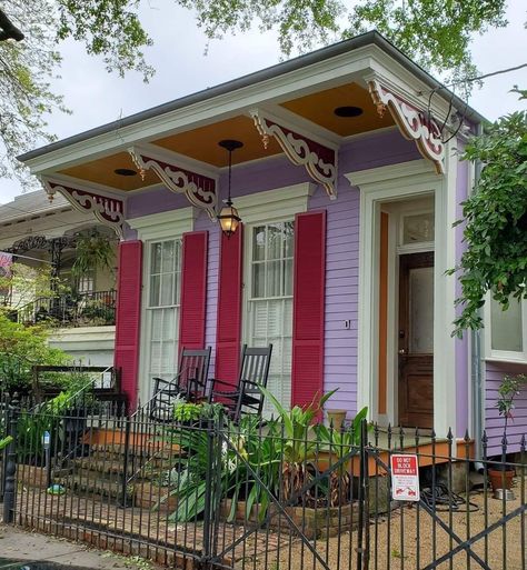 New Orleans Architecture, Shotgun House, Color Palette Design, Crescent City, Exterior House Colors, Paint Colors For Home, Exterior Colors, Exterior Paint, House Painting