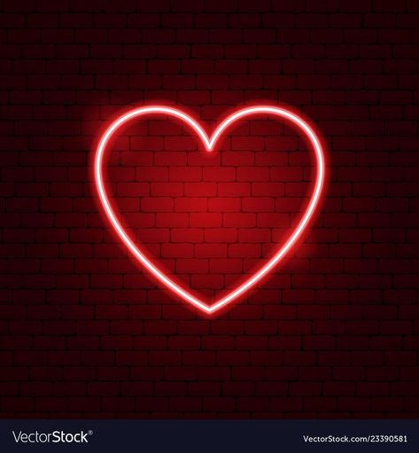 Neon Love Signs, Neon Love Aesthetic, Red Aesthetic Neon, Neon Heart Wallpaper, Red Aesthetic Heart, Red Heart Aesthetic, Neon Rouge, Heart Neon Sign, Heart Neon