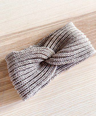 Headband With A Twist, Knitting Twisted Headband, Twisted Scarf Knitting Pattern, Knitting Patterns For Headbands Free, How To Sew A Twist Headband, Knitting Headband Pattern, Twist Knit Headband Pattern, How To Knit Headband, Knitting Patterns Free Headband