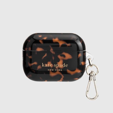 kate spade new york Tortoise - AirPods Pro 1 & 2 Kate Spade Airpod Case, Airpods Pro Case Aesthetic, Christmas Gift Wishlist, Aesthetic Airpods Case, Airpods Case Aesthetic, Airpods Aesthetic, Aesthetic Gifts, New York Design, Airpods Apple