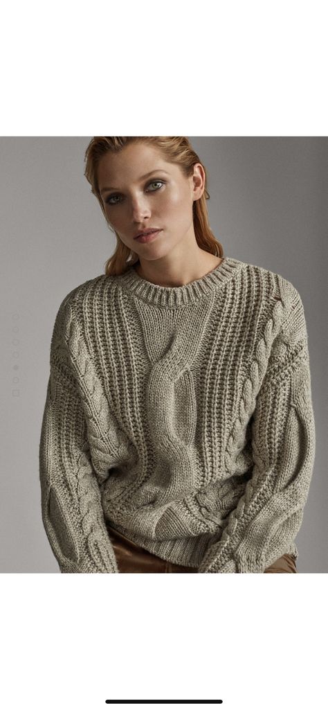 Knitting Projects Sweaters, Knit Inspiration, Cable Knit Sweater Womens, Knitwear Outfit, Knit Wear, Chunky Knitwear, Cable Sweater, Knitted Dress, Simply Vera