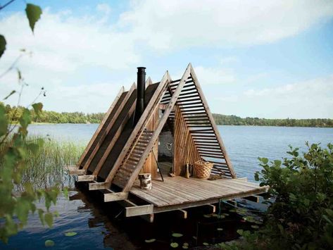 Tree Column, Floating Sauna, Breaker Rock Beach Vbs 2024, Breaker Rock Beach Vbs, Camp Lodge, Breaker Rock Beach, Building A Small Cabin, A Frame Cabins, Rock Beach