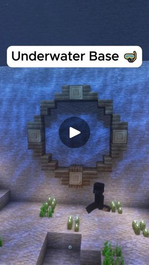 Underwater Bases Minecraft, Underwater Base Minecraft, Underwater Base, Minecraft Underwater, Aaron Smith, Minecraft Tutorial, Minecraft Building, Speed Up, Minecraft