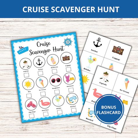 This Party Games item by MlisaCreations has 18 favorites from Etsy shoppers. Ships from United States. Listed on Jun 9, 2024 Cruise Scavenger Hunt, Cruise Theme, Disney Cruise Door Decorations, Vacation Games, Disney Cruise Door, Scavenger Hunt Printable, Cruise Kids, Christmas Scavenger Hunt, Halloween Scavenger Hunt