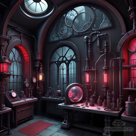 Mulciber : Laboratory, Streltsova Anastasiya on ArtStation at https://www.artstation.com/artwork/Za8R1x Victorian Laboratory, Old Laboratory, Frankenstein's Monster, Final Destination, Magic Forest, Minecraft Architecture, Minecraft Designs, Unreal Engine, Anime Drawings Boy