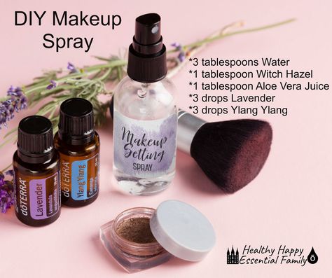 Makeup Spray Setting, Diy Setting Spray Make Up, Diy Makeup Setting Spray Recipes, Setting Spray Diy, Diy Setting Spray, Diy Makeup Setting Spray, Diy Vitamin C Serum, Water Witch, Oil Makeup Remover