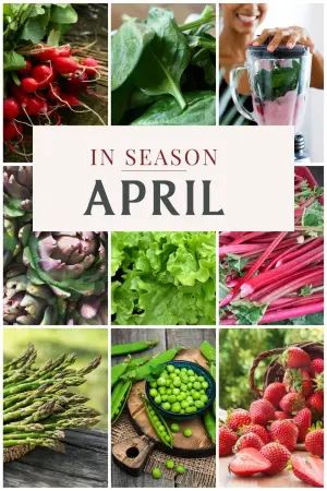 Seasonal Produce Guide: April • Simple At Home Feta Stuffed Chicken Breast, Bacon Risotto, Seasonal Produce Guide, Eating Seasonally, Growing Green Beans, Red Vegetables, Green Beans With Bacon, Feta Chicken, Seasoned Veggies