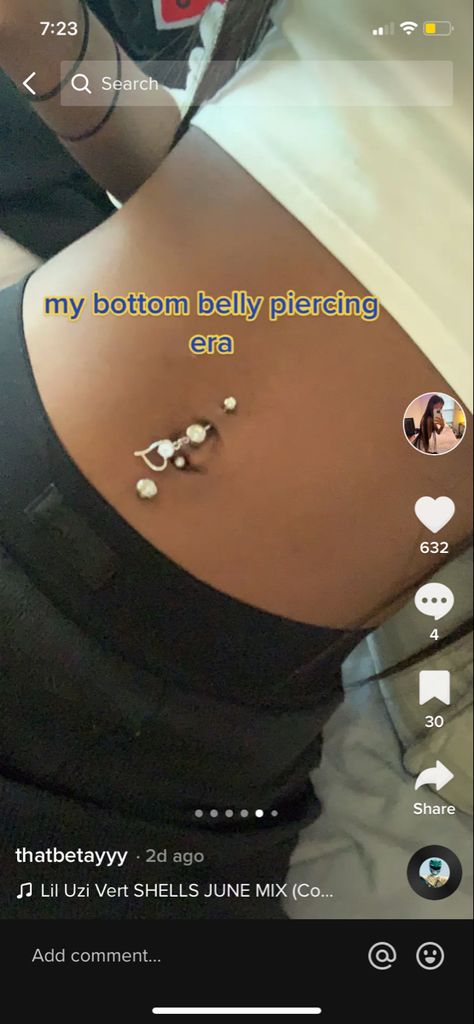 Both Belly Button Piercing, Belly Button Piercing Outtie Belly Button, Belly Button Piercing Outtie, Belly Piercing Black Women, Top And Bottom Belly Piercing, Outie Belly Piercing, Belly Button Piercing Black Women, Belly Button Piercing On Chubby Stomach, Bottom Belly Button Piercing