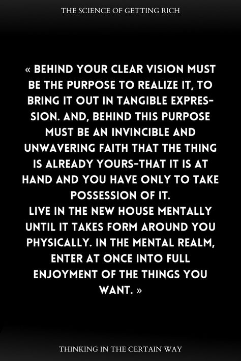 Highlight from the book “ The science of getting rich “ by Wallace D. Wattles How Rich Are You, Wallace Wattles, Science Of Getting Rich, Rich Quotes, Getting Rich, I Am Rich, Money Images, My Values, Wealth Creation