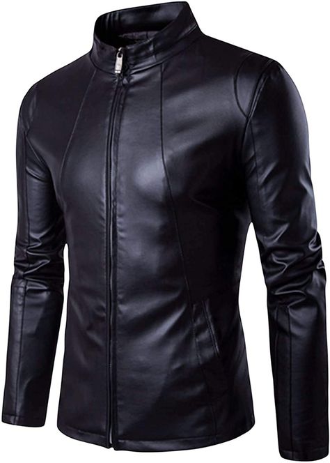 Mens Slim Fit Genuine Sheepskin Leather Jacket New Style In Black Leather Jacket Outfit Men, Design Jacket, Leather Jacket Style, Pu Leather Jacket, Mens Casual Dress Outfits, Men Stylish Dress, Lambskin Leather Jacket, Leather Jacket Outfits, Cool Outfits For Men