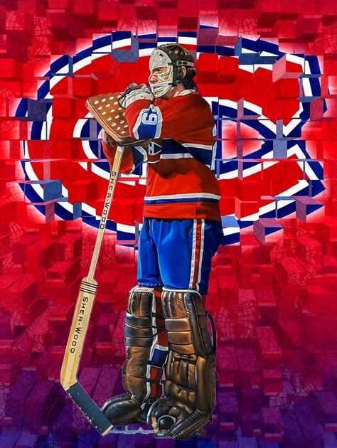 Ken Dryden, Montreal Canadiens, Print Ad, Blue Jacket, Montreal, Nhl, Hockey, Marvel, Sports