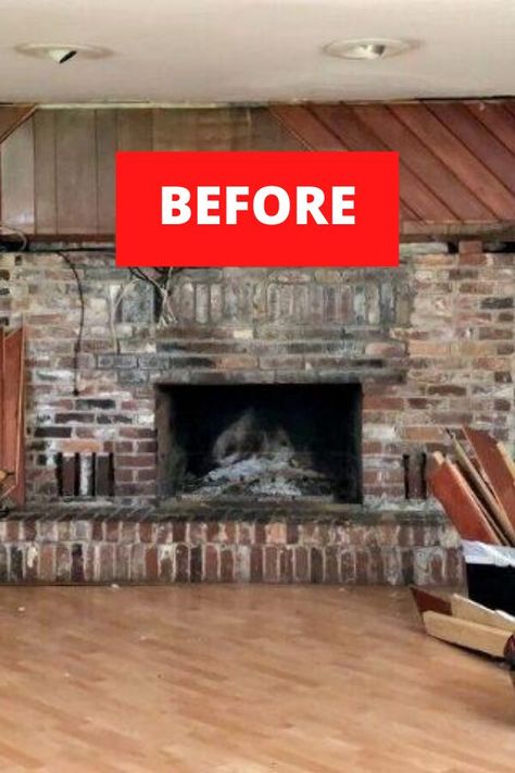 Get ready for Fall and winter with these fireplace update to make your living room decor cozy. These budget friendly makeover ideas will make your living room decor feel more expensive and warm. #hometalk Diy Home Upgrades, Fire Starters Diy, Chalk Paint Makeover, Diy Fireplace Makeover, Room Decor Cozy, Fireplace Update, Faux Fireplace Diy, Faux Beams, Old Fireplace