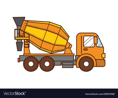 Terrazzo Seamless, Concrete Mixer Truck, Boy Room Art, Free Art Print, Mixer Truck, Small Art Prints, Concrete Mixers, Free Art Prints, 8x10 Print