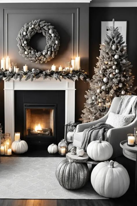 Explore the sophisticated appeal of monochromatic holiday decor. Discover how to create depth and interest using textures and shades within a single color palette. Open Loft Space, Cover Shelves, Unique Bedroom Ideas, Subtle Glam, Colorful Christmas Decorations, Brown Living Room Decor, Glass Balcony, Open Loft, House Smell Good