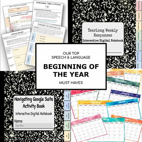 Speech Therapy Student Folders, High School Slp, Middle School Speech Therapy, Speech Classroom, High School Speech Therapy, Slp Organization, High School Plan, Therapy Goals, Middle School Life