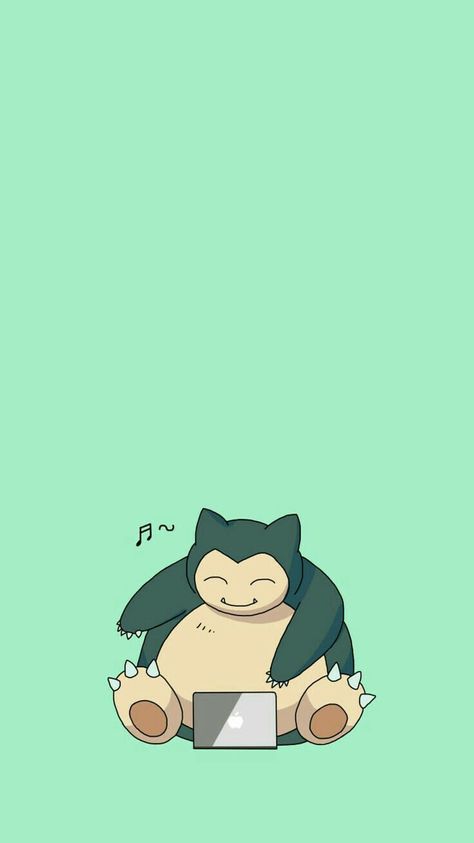 Snorlax Wallpaper, Pokemon Lock Screen, Snorlax Art, Wallpaper Pokemon, Pokemon Cute, Pokemon Snorlax, Pikachu Art, Pokemon Backgrounds, Cute Lockscreens