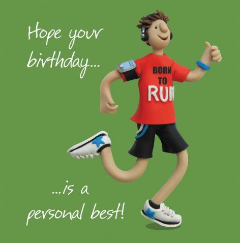 Personal best birthday (male) by Erica Sturla - Unique Greetings Cards & Gifts - perfect for the runner in your life! Happy Birthday Fitness, Birthday Male, Exercise Men, Male Teen, Happy Birthday Man, Funny Running, Birthday Cards For Son, Male Birthday, Happy Thanksgiving Quotes