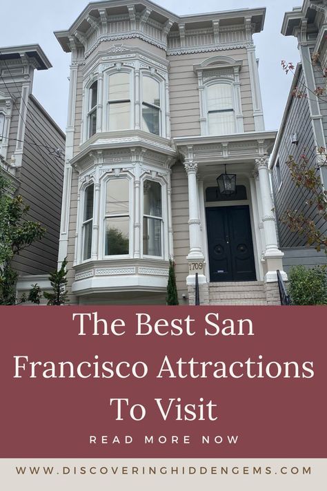 Full House House, Painted Lady House, San Francisco Attractions, Alamo Square, To Do In San Francisco, San Francisco Houses, California Destinations, Fuller House, Painted Ladies