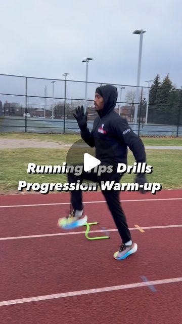 Roxroy Cato on Instagram: "Running Tips Drills Progression Warm-up This workout was easy thanks to my f Floatride Energy X Running Show from 👇🏾👇🏾👇🏾 @reebokcanada here’s a progression warm-up routine for running that includes some drills and tips to prepare your body for a run Begin your warm-up with a 5-10 minute brisk walk to gradually increase your heart rate and warm up your muscles. Dynamic stretching: Perform dynamic stretches to prepare your muscles for the workout. Include exercises such as leg swings, walking lunges, high knees, and butt kicks. Dynamic stretching helps improve flexibility and range of motion. Remember, warming up is essential to prevent injury and improve performance. It prepares your body for the demands of running and can help you get the most out of your Running Warm Up Exercises, Leg Swings, Running Warm Up, Track Workouts, Walking Lunges, Running Drills, Dynamic Warm Up, Brisk Walk, Dynamic Stretching