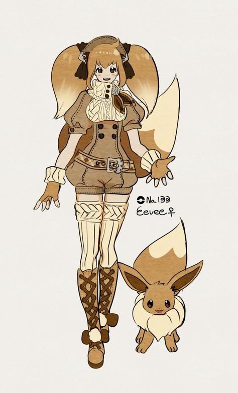 Humanized Pokemon, Pokémon Gijinka, Pokemon Human, Pokemon Human Form, Gijinka Pokemon, Pokemon Fusion Art, Pokemon Clothes, Oc Pokemon, Pokemon People