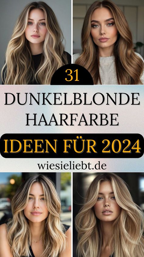 31 Trendige dunkelblonde Haarfarben für 2024, die du unbedingt ausprobieren musst Ombre Blond, Balayage, Hair Hair, Blonde, Hair Styles, Hair, Quick Saves, Beauty, Color