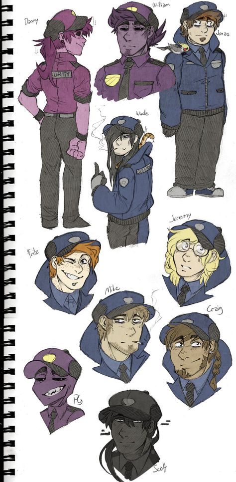 Fnaf Mike Schmidt, Fnaf Security Guards, Fnaf Night Guards, Fnaf Baby, Fnaf Oc, Kitten Drawing, Fnaf Sister Location, Fnaf Movie, Fnaf Funny