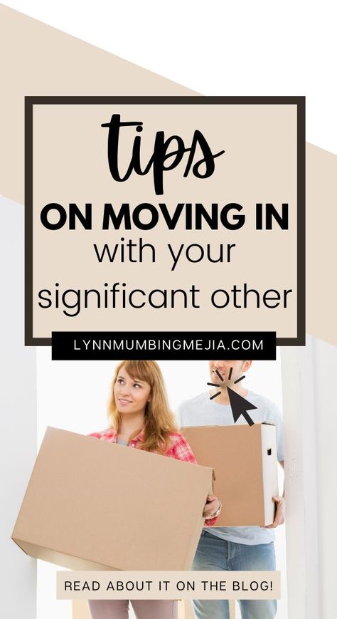 Have you been thinking about moving in with your significant other? Read the full post on Tips for moving in with your significant other on the blog now! 🏡 Boyfriend moving into my apartment. Girlfriend moving into my house. Moving in together. First time moving in together. What to know about moving in together. How to celebrate moving in together. Moving in together. Moved in with my boyfriend. #movingin #firstapartment #tipsonmoving #movingtips #relationshiptips Tips On Moving, Moving Across Country, Tips For Moving, With My Boyfriend, House Moving, Honeymoon Phase, Love Thoughts, Moving In Together, Moving Gifts