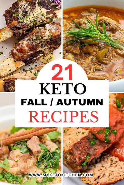 Easy Keto Fall Recipes, Cold Weather Keto Recipes, Low Carb Autumn Dinner Recipes, Low Carb Comfort Meals, Fall Dinner Keto, Fall Meals Dinners Keto, Creative Low Carb Meals, Keto Dinner Party Recipes, Fall Dinner Ideas Low Carb