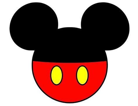 Mickey Mouse Cutouts, Mickey Head Outline, Mickey Mouse Head Outline, Mickey Head Silhouette, Free Mickey Head Svg Files For Cricut, Mickey Mouse Template, Minnie Head Svg, Mickey Head Svg, Miki Mouse