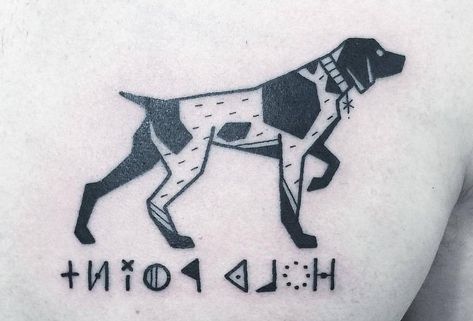 German Shorthaired Pointer Tattoo, Gsp Tattoo, Manly Tattoos, Small Hummingbird Tattoo, Lizard Tattoo, Lady Bug Tattoo, Tiger Tattoo Design, Stick N Poke, Sweet Tattoos