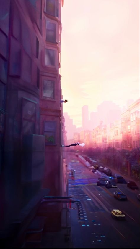 Miles Morales And Spider Gwen, Spiderman Spiderverse Wallpaper, Across The Spider Verse Wallpaper, Spiderverse Wallpaper, Spider Verse Wallpaper, Spiderman Across The Spider Verse, Wallpaper Spiderman, Spiderman Tattoo, Image Spiderman