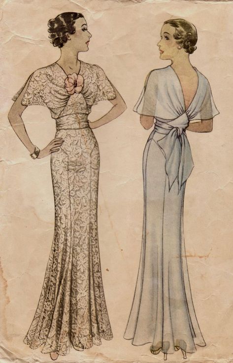 1930s 1930s Outfits, 40s Fashion Women, 1930's Dresses, Vintage Fashion 1930s, 1930 Fashion, 30s Fashion, Vintage Dress Patterns, Stylish Women Fashion, 1930s Fashion