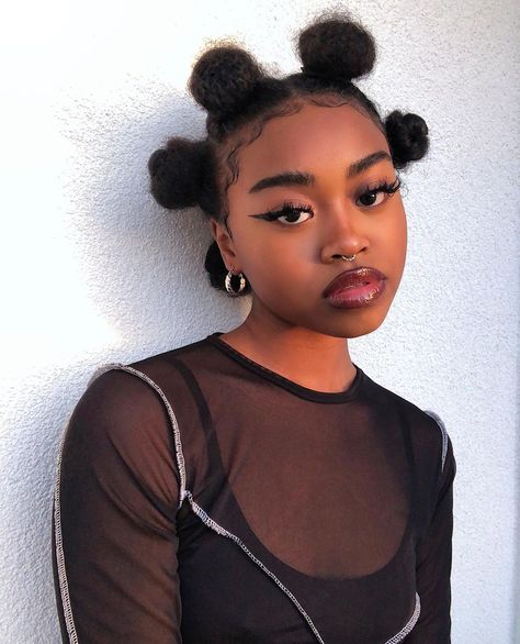 Black Women 4c Hair, Bangs Types, Cabello Afro Natural, Korean Hairstyles, Afro Beauty, Beautiful Black Hair, Quick Natural Hair Styles, Girls Natural Hairstyles, Pelo Afro