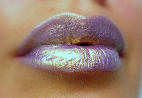 This holographic lilac with golden shimmer gloss will be a perfect addition to your collection! PLEASE NOTE: it is hard to convey the exact color, since it reflects light and surrounding colors. This gloss has the same effect as our AstroPink gloss, but with more of a blueish purple tone (please see photo 4 - with swatches)  Add a touch to your bottom lip for a natural, soft shimmer or apply a few layers to both lips for a deeper hue. You can achieve a great look if you apply once, and reappl... Close Up, Lips, Purple, Makeup, Gold, Make Up