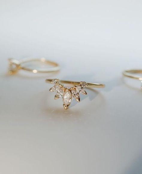 Dear Rae Jewellery on Instagram: "~ Out of the Custom Design Lounge ~⁠ ⁠ A custom arch wedding band using marquise white diamonds. Handcrafted in solid 18ct yellow gold. ⁠ ⁠ Thank you @leigh_kani and @brendanthorncroft for trusting us with both your engagement ring and wedding band. ⁠ ⁠ 💌 customdesigns@dearrae.com ⁠" Arched Wedding Band, Engagement Ring And Wedding Band, Wedding Diamond, Arch Wedding, Wedding Board, Wedding Arch, White Diamonds, Bracelet Designs, Diamond Wedding