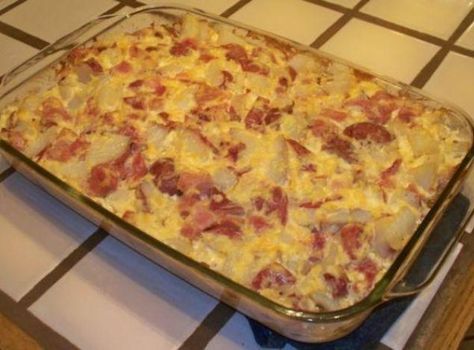 Ham and Potato Casserole: Photo - 1 | Just A Pinch Recipes Potato Cassarole, Ham And Potato Recipes, Leftover Easter Ham, Ham And Potato Casserole, Ham Dishes, Weekly Recipes, Culinary Institute Of America, Ham Potato, Ham Casserole