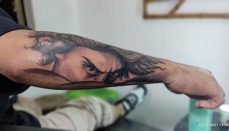 Sleeve Themes, Tattoo Sleeve Themes, Tattoo Angel, Tattoo 2023, Funky Tattoos, Men Tattoo, Angel Tattoo Designs, Creepy Tattoos, Body Photography