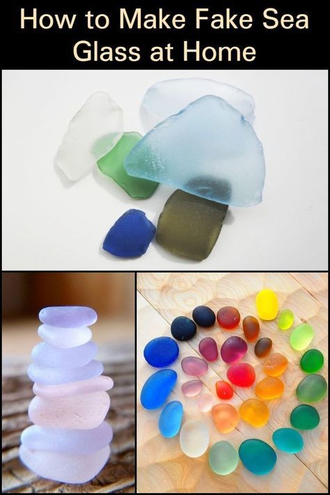 How To Make Sea Glass Diy, Advanced Crafts, Sea Glass Diy, Sea Glass Art Diy, Beach Glass Crafts, Lapidary Supplies, Rock Tumbler, Folding Origami, Sea Glass Crafts