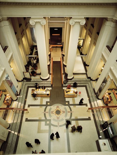 Foyer of Auckland Museum featuring Ionic capitals Auckland Museum, Living In New Zealand, Interior Design Courses, Grand Foyer, Memorial Museum, Dinosaur Bones, All Things New, With My Friends, Art Galleries