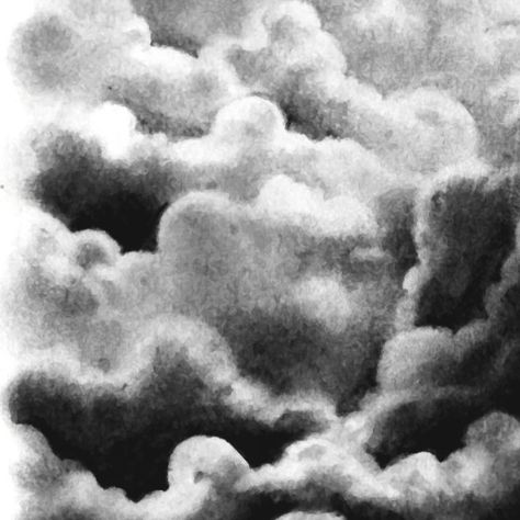 Clouds Filler Tattoo, Doves In Clouds Tattoo, Black And Grey Clouds Tattoo, Realism Clouds Tattoo, Tattoos Of Clouds, Cloud Cover Up Tattoo, Cloud And Lightning Tattoo Design, Tattoo Clouds Shading Backgrounds, Sky Background Tattoo