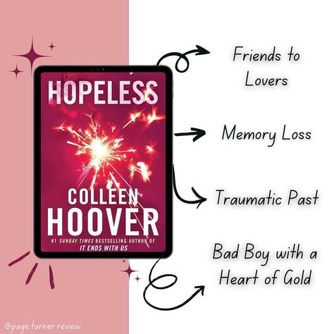 Hopeless by Colleen Hoover (Book-1) Genres: contemporary romance My Rating⭐️: 9 / 10 📚 About the book📚 You know how sometimes you come across something that just clicks with you and changes everything? That happened to me when I discovered Colleen Hoover, or CoHo as we all call her. Most of the time, it’s just fun, but CoHo’s books? They’re something else entirely. Her stories cover so many different topics and feature characters from all walks of life. Somehow, they always manage to hit m... Hopeless Colleen Hoover, Colleen Hoover Books, Colleen Hoover, Page Turner, Contemporary Romances, Me When, Call Her, Book 1, 9 And 10