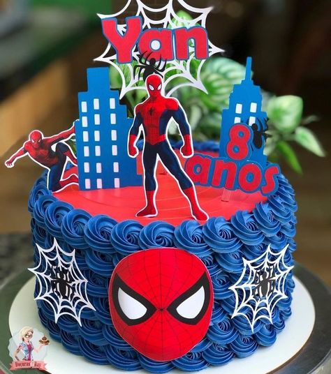 Spiderman Topper, Hulk Birthday Parties, Spiderman Birthday Cake, Hulk Birthday, Spiderman Theme, Spiderman Birthday Party, Spiderman Party, Superhero Cake, Spiderman Cake