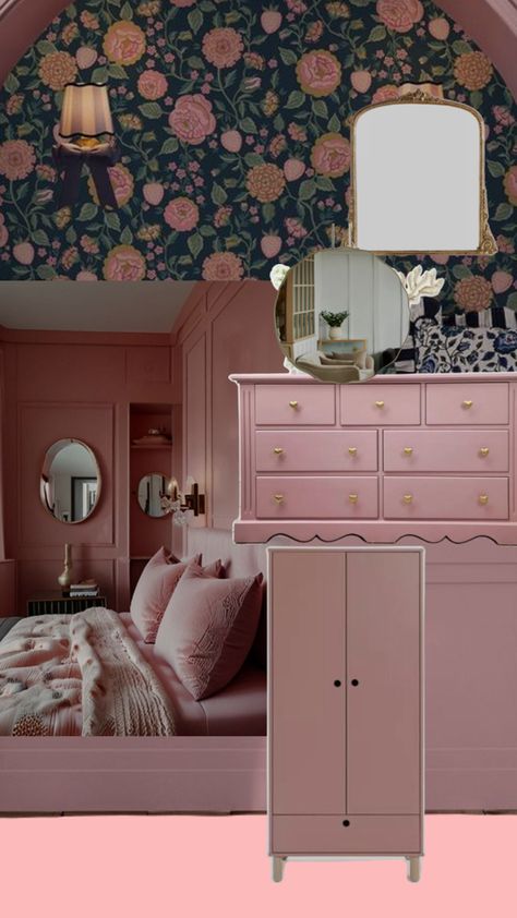 Pink Color Drench Bedroom, Pink Color, Bedroom, Pink, Quick Saves, Color