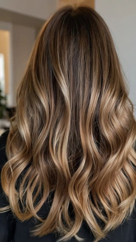 15 Bronde Balayage Styles to Fall in Love With This Season - Inspire Inlet Golden Balayage Brunettes, Golden Brunette Hair Balayage, Balayage Hair Dirty Blonde, Warm Blonde Balayage On Dark Hair, Dimensional Brunette Highlights, Balayage Light Brown Hair, Caramel Bronde, Dimensional Bronde, Warm Bronde Balayage